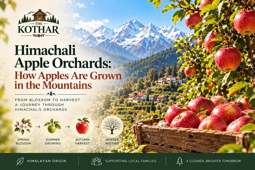 Himachali Apple Orchards: How Apples Are Grown in the Mountains