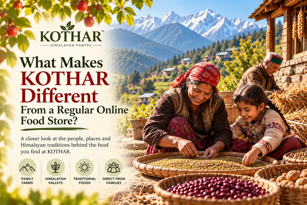 What Makes KOTHAR  Different From a Regular Online Food Store?