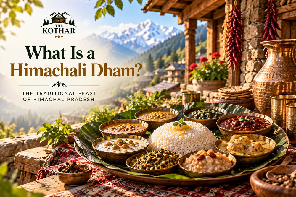What Is a Himachali Dham? The Traditional Feast of Himachal Pradesh