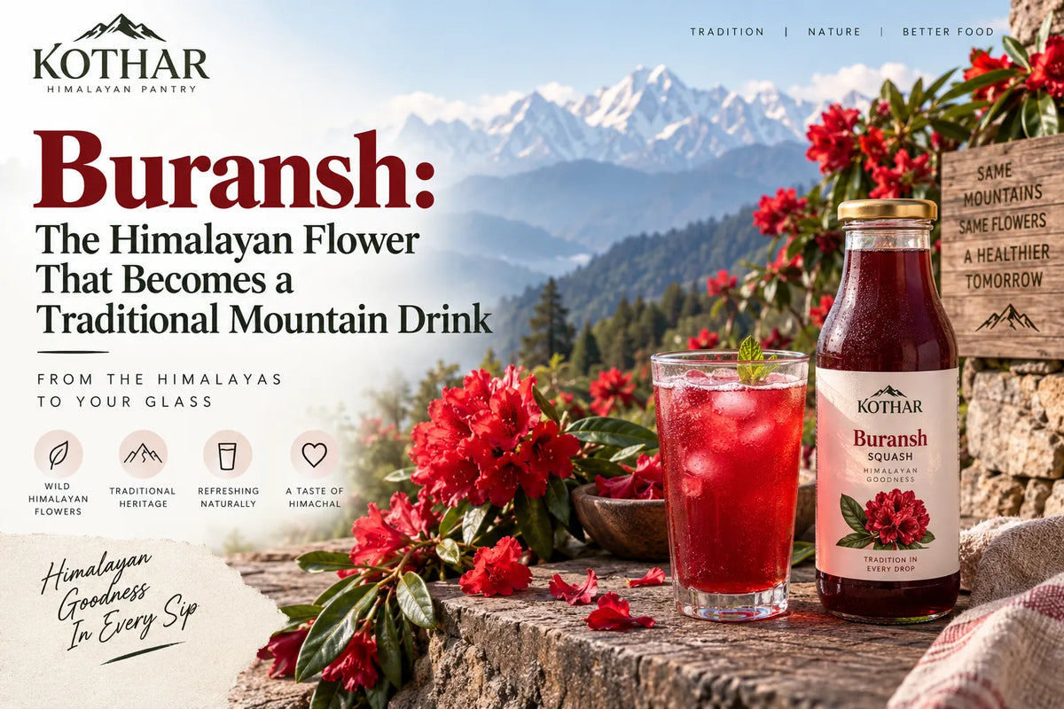 Buransh: The Himalayan Flower That Becomes a Traditional Mountain Drink