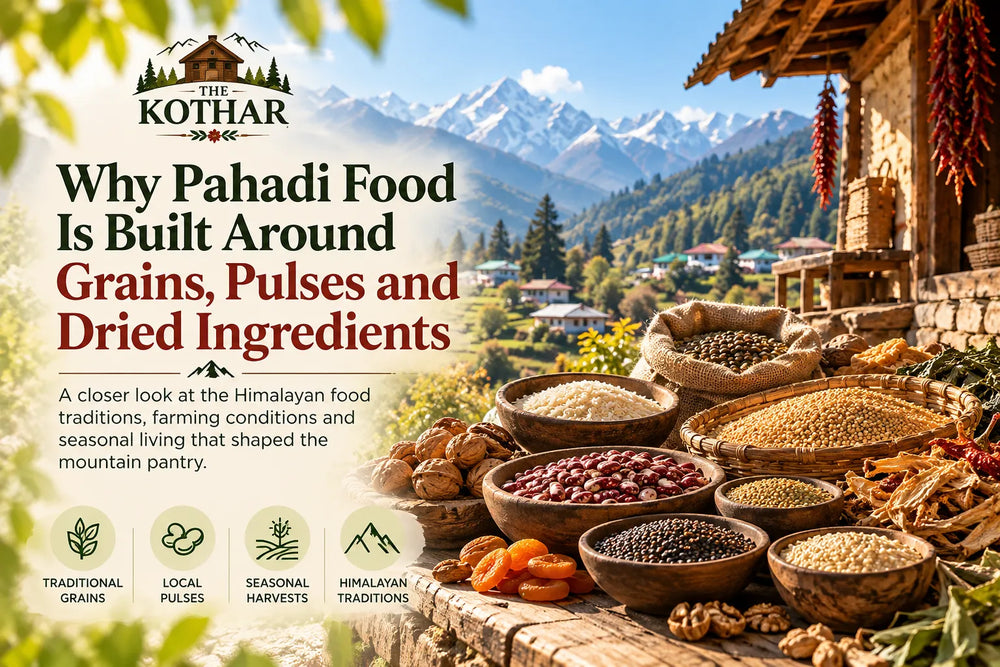 Why Pahadi Food Is Built Around Grains, Pulses and Dried Ingredients
