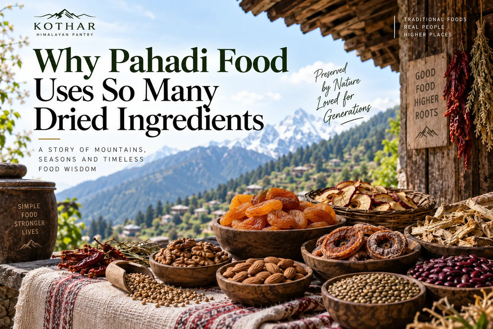 Why Pahadi Food Uses So Many Dried Ingredients
